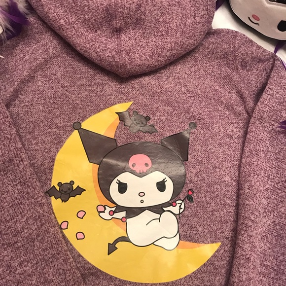 Adorable vintage y2k custom kuromi hoodie 😈💜 - Picture 12 of 14
